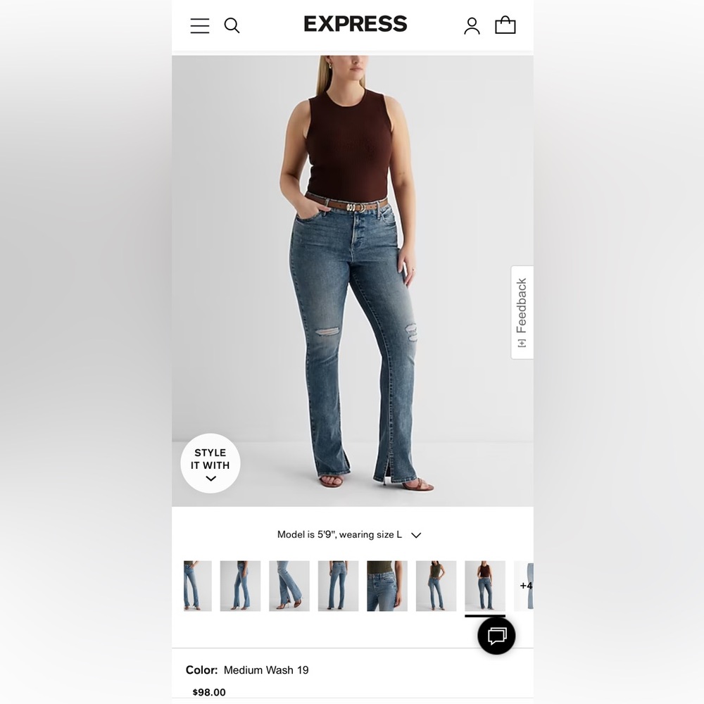 Express jeans
